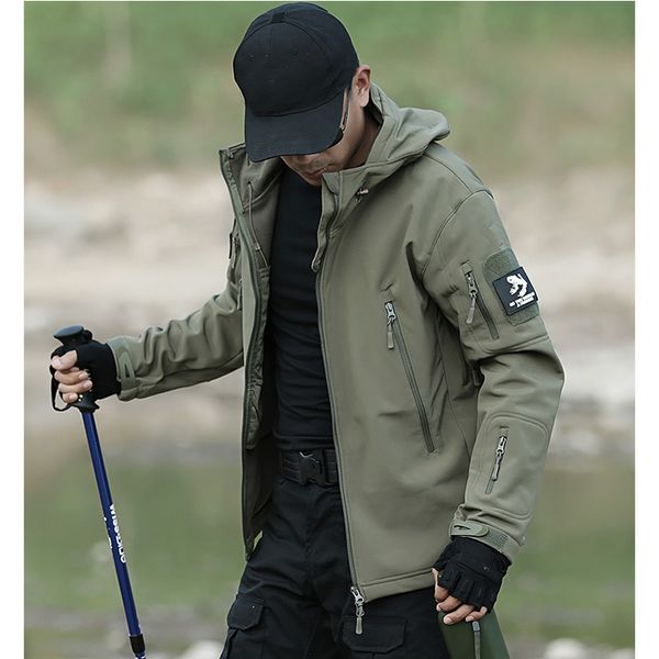 tactical waterproof jacket men shark skin soft shell military camoufalge coat hunting fishing outwear windbreaker jackets mens, Black;brown
tactical waterproof jacket men shark skin soft shell military camoufalge coat hunting fishing outwear windbreaker jackets mens, Black;brown