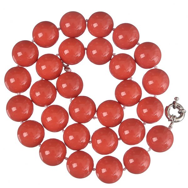 chains wholesale diy pearl necklace synthetic beads red coral gift for women's festival h812, Silver
chains wholesale diy pearl necklace synthetic beads red coral gift for women's festival h812, Silver