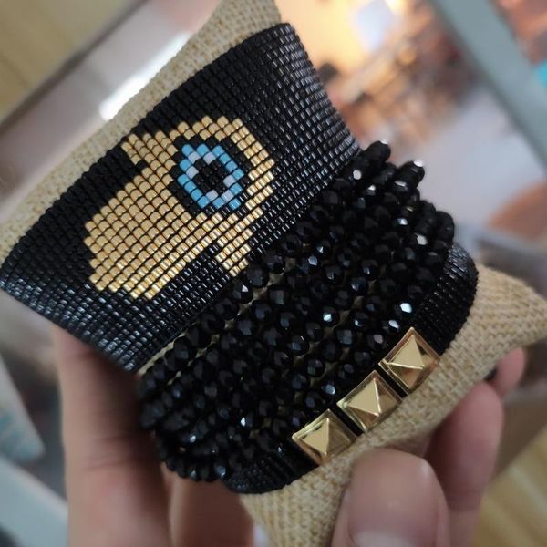 charm bracelets rttooas turkish evil eye bracelet miyuki hamsa hand jewelry crystal beaded pulseras mujer 2021, Golden;silver
charm bracelets rttooas turkish evil eye bracelet miyuki hamsa hand jewelry crystal beaded pulseras mujer 2021, Golden;silver