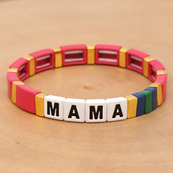 shinus браслеты для женщин mama письма эмали плитка браслет модного accesorios mujer женщины ручной эластичность браслеты, Golden;silver
shinus браслеты для женщин mama письма эмали плитка браслет модного accesorios mujer женщины ручной эластичность браслеты, Golden;silver