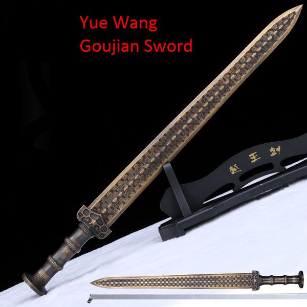 longquan shenlongbao pure copper yue wang jian yue wang goujian sword bronze town house decorations uncut
longquan shenlongbao pure copper yue wang jian yue wang goujian sword bronze town house decorations uncut