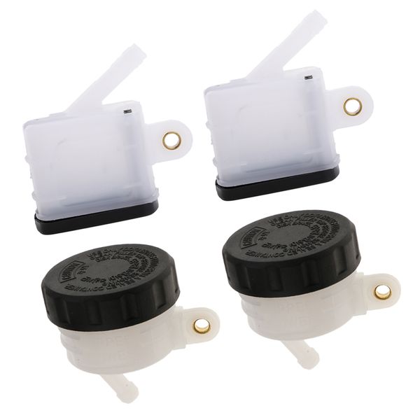 2 pairs of universal motor motorcycle brake reservoir fluid tank bottle master cylinder
2 pairs of universal motor motorcycle brake reservoir fluid tank bottle master cylinder