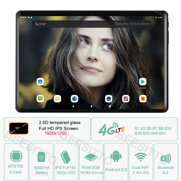 2020 new android tablets 3gb ram 64gb rom 4g lte dual sim card 5g wifi android 9.0 1920*1200 ips type-c usb 10 inch tablet 10.1
2020 new android tablets 3gb ram 64gb rom 4g lte dual sim card 5g wifi android 9.0 1920*1200 ips type-c usb 10 inch tablet 10.1