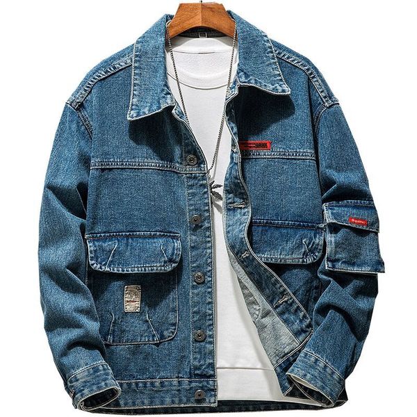 2020 autumn winter european and american new denim jacket jacket for men casual fashion trend lapel slim man plus-size jacket, Black;brown
2020 autumn winter european and american new denim jacket jacket for men casual fashion trend lapel slim man plus-size jacket, Black;brown