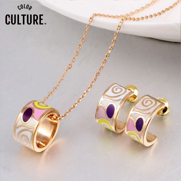 promotions new arrival small women enamel jewelry sets elegant filled color design jewelry (necklace, earring, Silver 
promotions new arrival small women enamel jewelry sets elegant filled color design jewelry (necklace, earring, Silver
