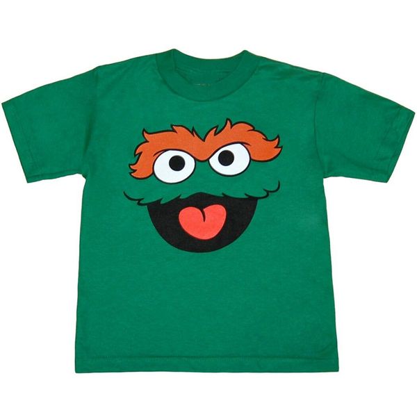 sesame street oscar the grouch face t-shirt tee shirt short-sleeved
sesame street oscar the grouch face t-shirt tee shirt short-sleeved