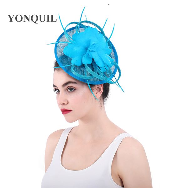 cocktail race headpiece for women eleagnt formal flower fedora cap hair pin ladies fascinator hat fashion headwear, Blue;gray
cocktail race headpiece for women eleagnt formal flower fedora cap hair pin ladies fascinator hat fashion headwear, Blue;gray