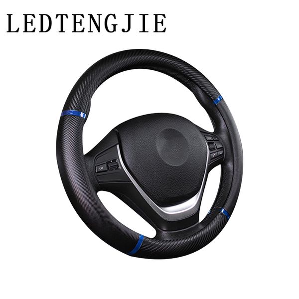 ledtengjie 37-38cm car steering wheel cover carbon fiber handle cover artificial leather breathable non-slip wear-resistant
ledtengjie 37-38cm car steering wheel cover carbon fiber handle cover artificial leather breathable non-slip wear-resistant