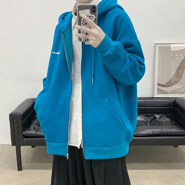 new casual hoodie sweatshirt men's loose and versatile hoodie cardigan sweater six colors large size, Black
new casual hoodie sweatshirt men's loose and versatile hoodie cardigan sweater six colors large size, Black