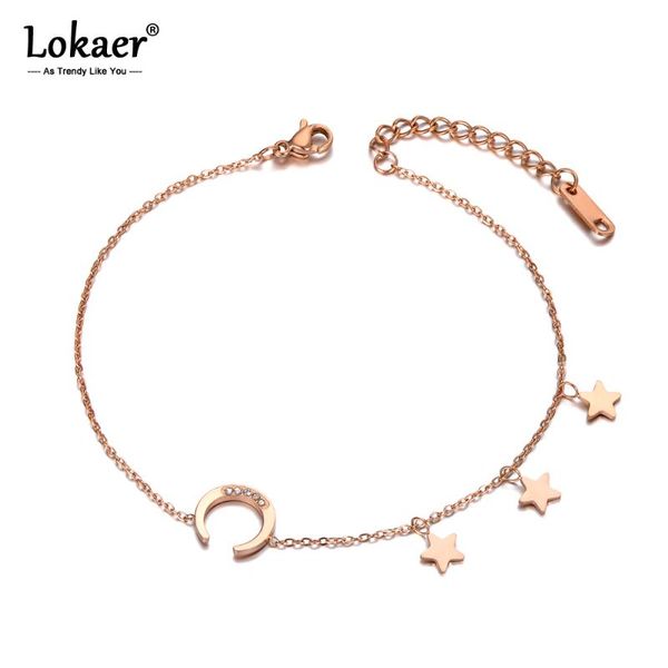 lokaer stainless steel rhinestone moon & star charm bracelets for women girls chain & link summer beach bracelet jewelry b20010, Golden;silver
lokaer stainless steel rhinestone moon & star charm bracelets for women girls chain & link summer beach bracelet jewelry b20010, Golden;silver