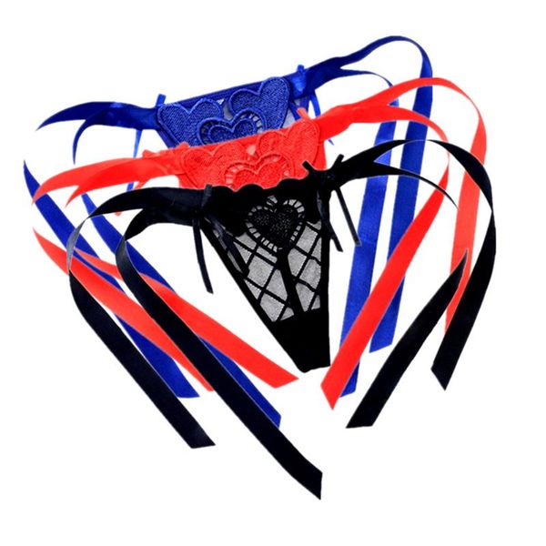 women's panties french romantic low thong transparent strappy bow girls ultra-thin plaid "heart" back g string women waist, Black;pink
women's panties french romantic low thong transparent strappy bow girls ultra-thin plaid "heart" back g string women waist, Black;pink