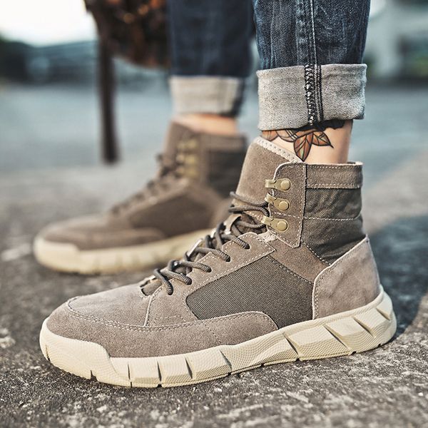 boots autumn winter men's casual classic fashion cow suede ankle for men vintage snow work shoes plus velvet warm, Black
boots autumn winter men's casual classic fashion cow suede ankle for men vintage snow work shoes plus velvet warm, Black