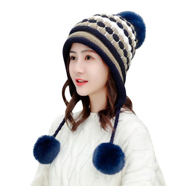 fashion womens splicing flower knit crochet beanie hat 2020 winter warm cap beret flower knit kids earflaps hat with pom-pom, Blue;gray
fashion womens splicing flower knit crochet beanie hat 2020 winter warm cap beret flower knit kids earflaps hat with pom-pom, Blue;gray
