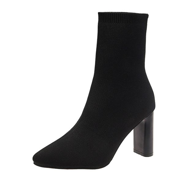 simple fashion stretch socks boots womens high heels shoes knit socks boots skinny women pointed autumn and winter bare boots, Black
simple fashion stretch socks boots womens high heels shoes knit socks boots skinny women pointed autumn and winter bare boots, Black