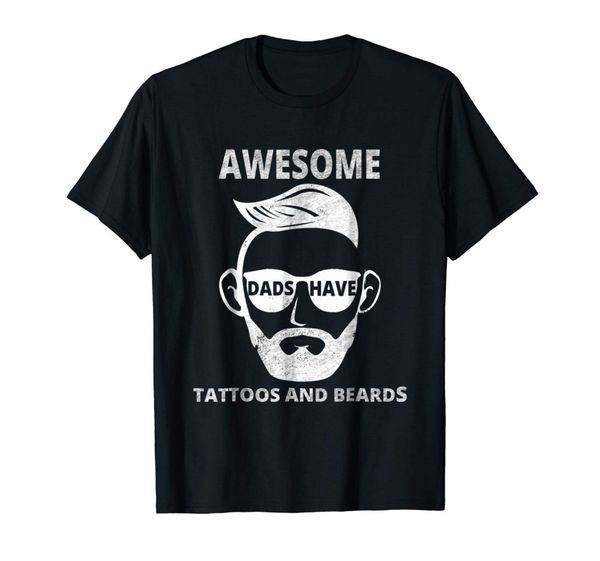 2020 fashion short sleeve black t shirt awesome dads have tattoos and beards t-shirt father's day
2020 fashion short sleeve black t shirt awesome dads have tattoos and beards t-shirt father's day