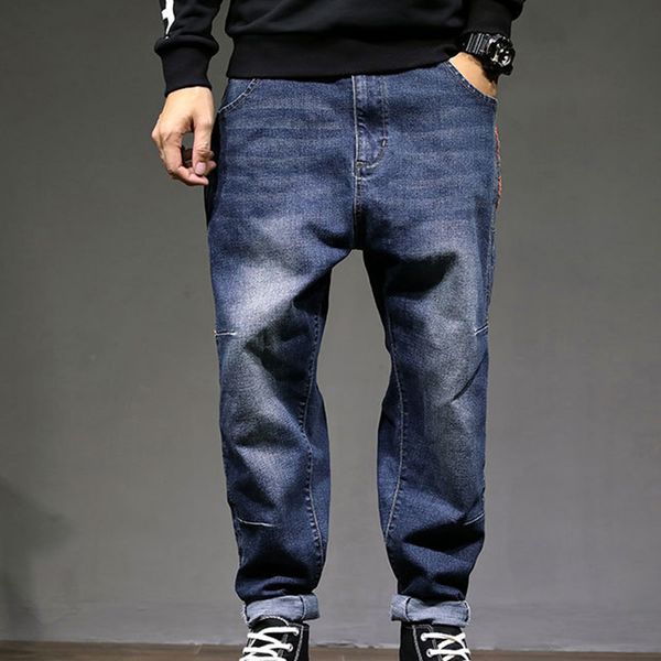 men's pants denim loose men streetwear casual high-quality jeans rap trousers plus size hip-hop brand fashion young man, Black
men's pants denim loose men streetwear casual high-quality jeans rap trousers plus size hip-hop brand fashion young man, Black