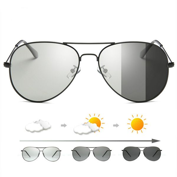 classic pchromic sunglasses men polarized driving sun glasses for men vintage anti-glare chameleon sunglass goggles vintage, White;black
classic pchromic sunglasses men polarized driving sun glasses for men vintage anti-glare chameleon sunglass goggles vintage, White;black