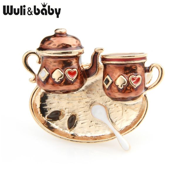 wuli&baby blue brown 2 colors set brooches women alloy enamel cup pot brooch pins new year gifts, Gray
wuli&baby blue brown 2 colors set brooches women alloy enamel cup pot brooch pins new year gifts, Gray