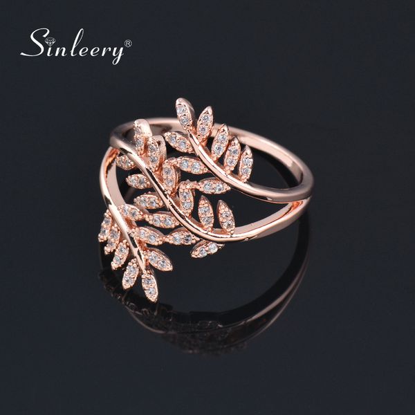 cluster rings sinleery luxury female crystal three-branch olive leaf for women fashion party cocktail jewelry ring size 7 8 9 jz096 ssi, Golden;silver
cluster rings sinleery luxury female crystal three-branch olive leaf for women fashion party cocktail jewelry ring size 7 8 9 jz096 ssi, Golden;silver