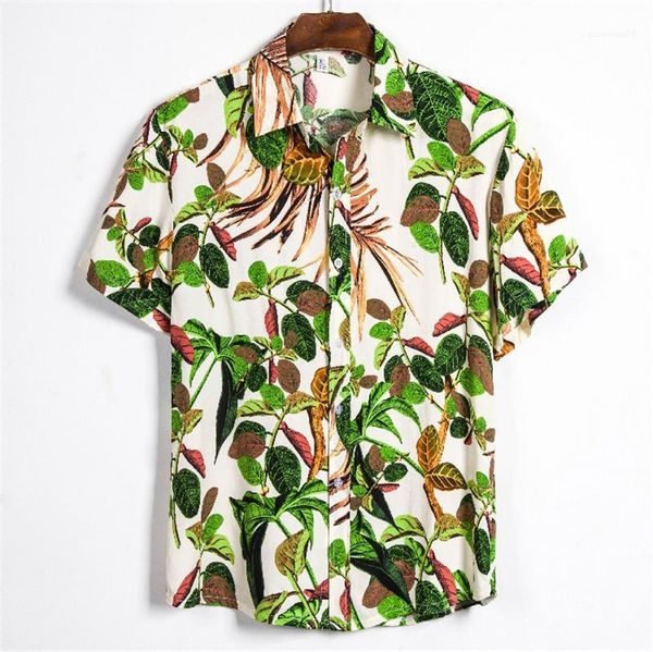 print mens designer shirts single breasted short sleeve turndown collar mens shirts business style males clothing leaf, White;black
print mens designer shirts single breasted short sleeve turndown collar mens shirts business style males clothing leaf, White;black