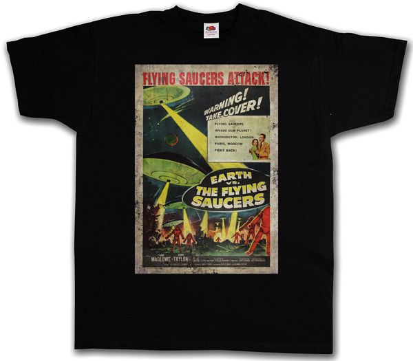 earth vs. flying saucers i t-shirt - retro area ufo fliegend 51 sci fi movie fashion men t shirt tee
earth vs. flying saucers i t-shirt - retro area ufo fliegend 51 sci fi movie fashion men t shirt tee