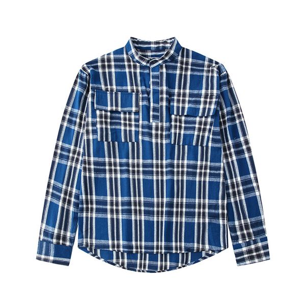 god of color fog red shirt plaid streetwear sleeve long checked shirt cotton blue 2 fear rtmep, Black
god of color fog red shirt plaid streetwear sleeve long checked shirt cotton blue 2 fear rtmep, Black