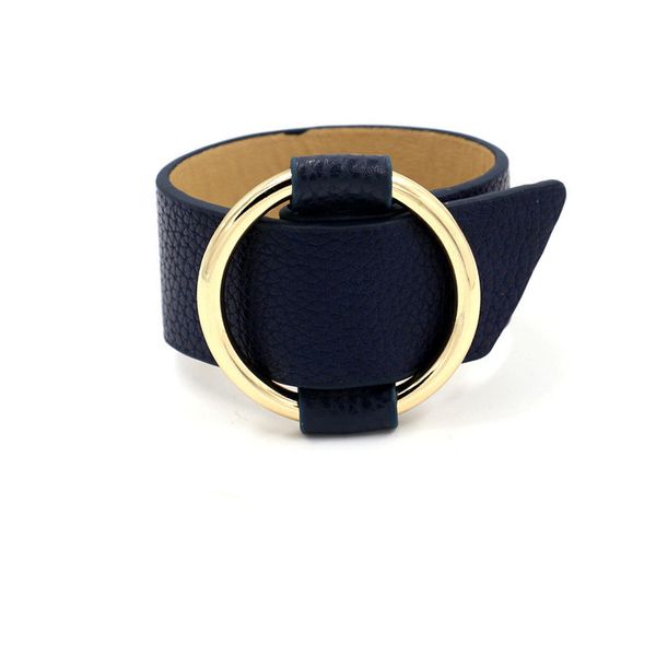 stylish wild leather bracelet with adjustable opening metal circle fashion bracelet man women punk bangles new accessories 2020, Golden;silver
stylish wild leather bracelet with adjustable opening metal circle fashion bracelet man women punk bangles new accessories 2020, Golden;silver