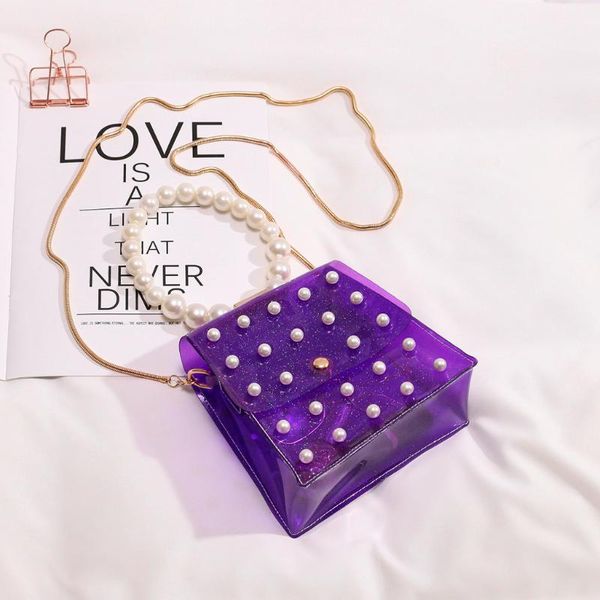 мода девушки женщины pearl цепи jelly clear bag дизайн сумки crossbody сумки водонепроницаемый прозрачный посланника сумка # h25
мода девушки женщины pearl цепи jelly clear bag дизайн сумки crossbody сумки водонепроницаемый прозрачный посланника сумка # h25