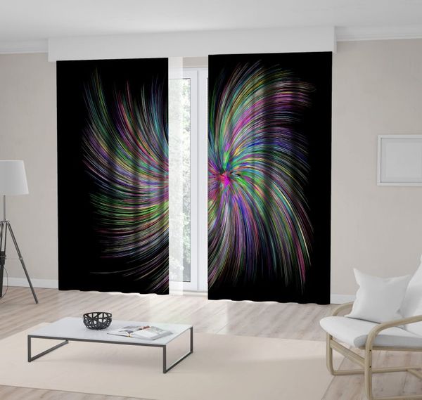 curtain & drapes colorful stripes in spiral shape dark background rainbow colors decorating artwork green pink blue
curtain & drapes colorful stripes in spiral shape dark background rainbow colors decorating artwork green pink blue