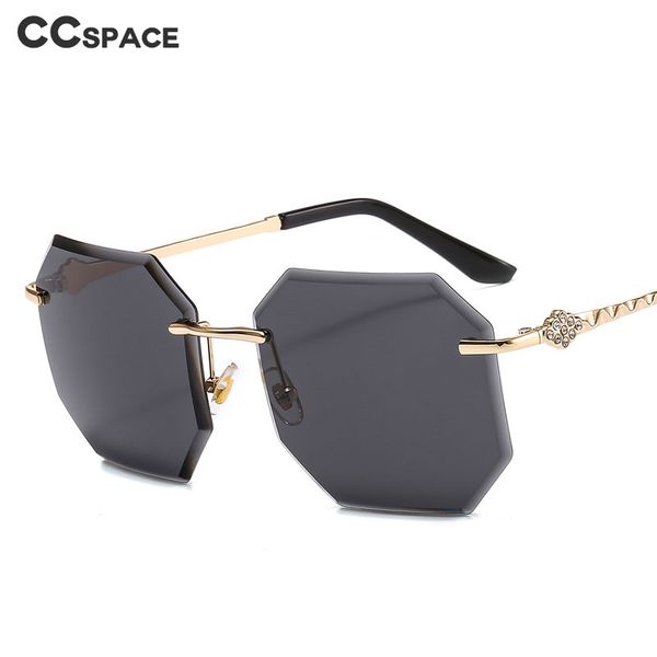46324 square polygon rimless luxury sunglasses men women fashion shades uv400 vintage glasses, White;black
46324 square polygon rimless luxury sunglasses men women fashion shades uv400 vintage glasses, White;black