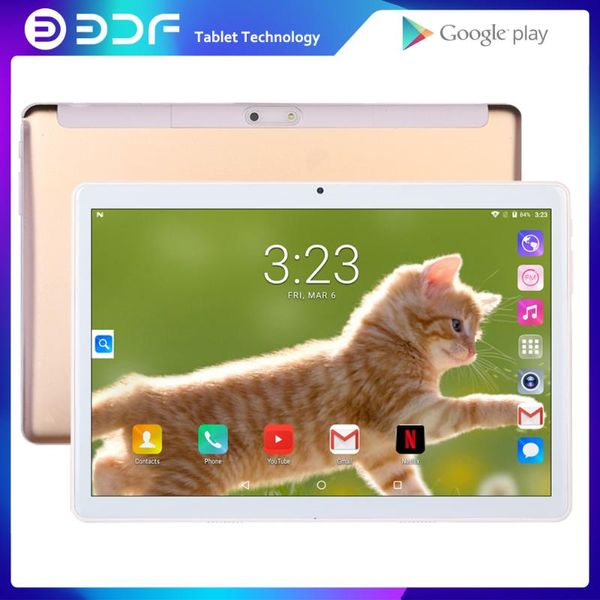 

2020 bdf tablet 10.1 inch android 7.0 quad core 1gb+32gb pad 10 inch tab 3g sim card phone call kids tablet pc wifi bluetooth 10