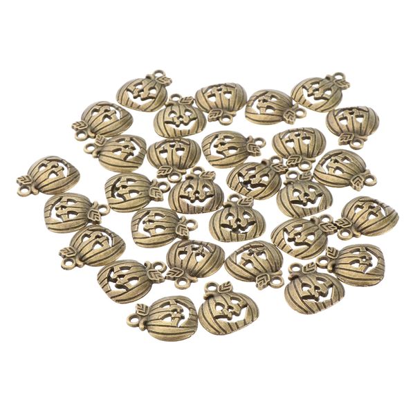 50pcs pumpkin shape pendants charms beads halloween findings, Silver
50pcs pumpkin shape pendants charms beads halloween findings, Silver
