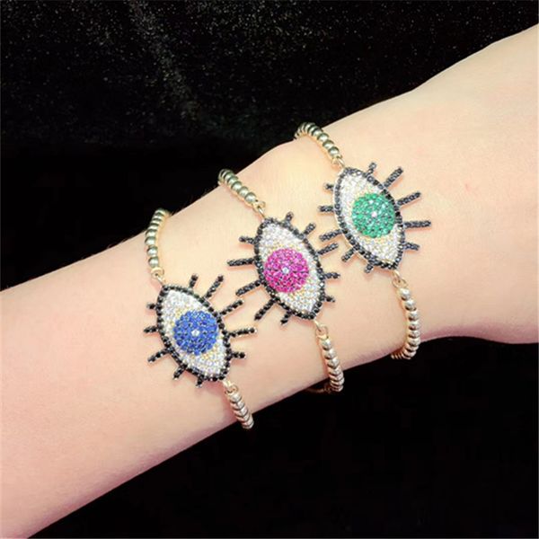 10pcs/lot middle east style brass bracelet pave cz classic eyelash evil eye adjustable bracelet fashion jewelry, Black
10pcs/lot middle east style brass bracelet pave cz classic eyelash evil eye adjustable bracelet fashion jewelry, Black