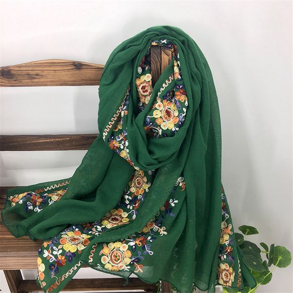 2020 new embroidery cotton linen women scarf floral pattern national scarves shawls foulard femme head wraps hijab muslim sjaal, Blue;gray
2020 new embroidery cotton linen women scarf floral pattern national scarves shawls foulard femme head wraps hijab muslim sjaal, Blue;gray