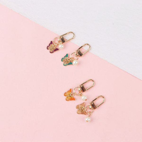 fashion alloy butterfly pearl keychain animal jewelry gift women girl car bag earphone case pendant key chain exquisite trinket, Silver
fashion alloy butterfly pearl keychain animal jewelry gift women girl car bag earphone case pendant key chain exquisite trinket, Silver