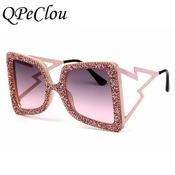 qpeclou 2020 new oversized square sunglasses women fashion color diamond sun glasses female shining crystal shades, White;black
qpeclou 2020 new oversized square sunglasses women fashion color diamond sun glasses female shining crystal shades, White;black