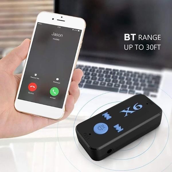 x6 bluetooth 4.1 music receiver 3.5mm aux audio receiver adapter handscar kit tf a2dp edr car mp3 player wireless music
x6 bluetooth 4.1 music receiver 3.5mm aux audio receiver adapter handscar kit tf a2dp edr car mp3 player wireless music