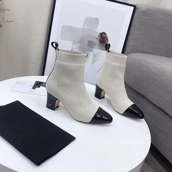 genuine leather mid heel woman ankle boots pointed toe stretch fabric ladies shoes luxury designer 2020 new zapatos de mujer, Black
genuine leather mid heel woman ankle boots pointed toe stretch fabric ladies shoes luxury designer 2020 new zapatos de mujer, Black