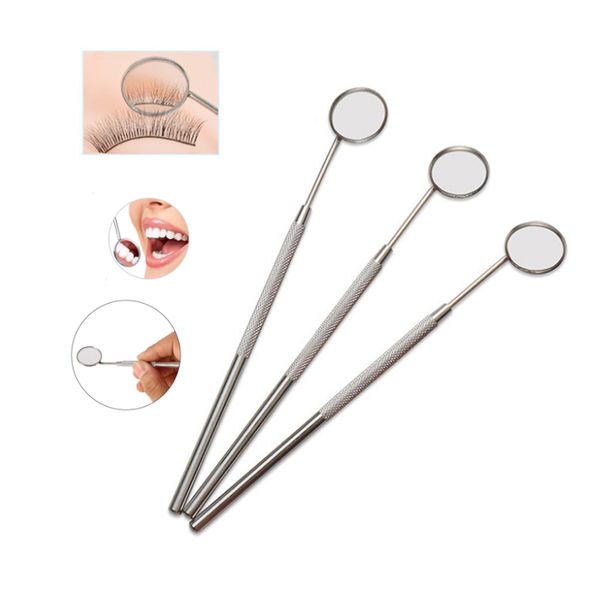 lanthome stainless steel checking mirror for eyelash extension 1pc portable dental mirrors mouth tooth professional makeup tool
lanthome stainless steel checking mirror for eyelash extension 1pc portable dental mirrors mouth tooth professional makeup tool