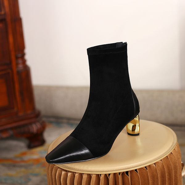 classic design pointed toe handmade boots for women vintage genuine leather high heels boots wedding casual shoes woman, Black
classic design pointed toe handmade boots for women vintage genuine leather high heels boots wedding casual shoes woman, Black