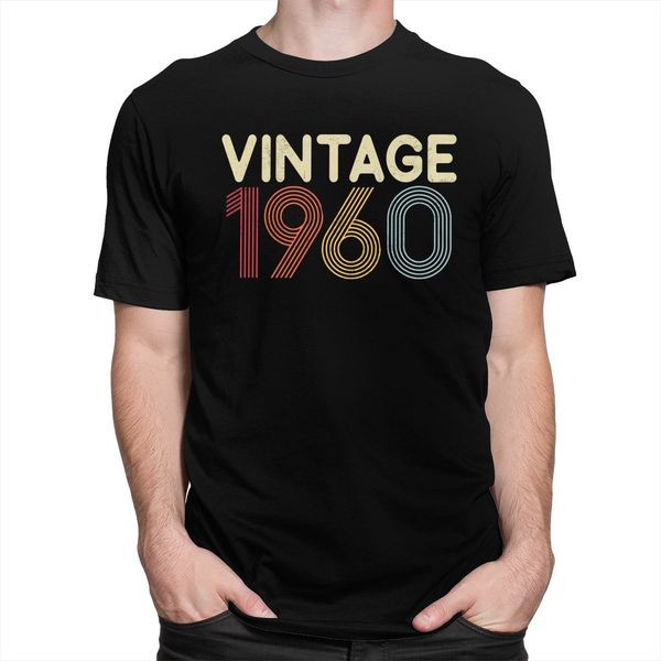 vintage 1960 t-shirt for men short sleeves 60th birthday gift t shirt cotton summer tshirt 60 years old tee casual clothes
vintage 1960 t-shirt for men short sleeves 60th birthday gift t shirt cotton summer tshirt 60 years old tee casual clothes