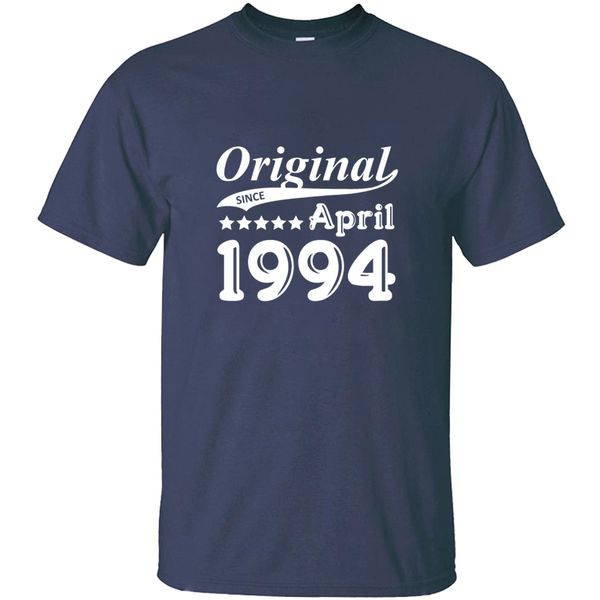 personalized original since april 1994 t-shirt for mens cotton classic solid color awesome men's tshirts camisetas
personalized original since april 1994 t-shirt for mens cotton classic solid color awesome men's tshirts camisetas