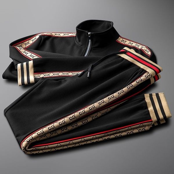 casual sports suit light luxury stand collar 2020 new style for autumn and winter fashion korean men 's two - piece set, Gray
casual sports suit light luxury stand collar 2020 new style for autumn and winter fashion korean men 's two - piece set, Gray
