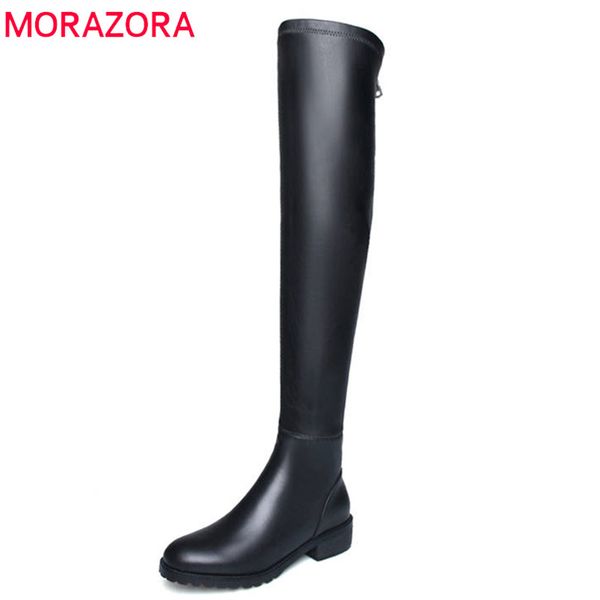 morazora 2020 new fashion over the knee boots women genuine leather long boots zip popular thigh high dress shoes woman, Black
morazora 2020 new fashion over the knee boots women genuine leather long boots zip popular thigh high dress shoes woman, Black