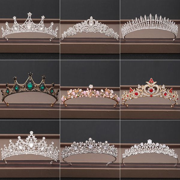 wedding crown bridal headpiece gold silver color baroque crystal tiaras and crowns bride party crown wedding hair accessories, Golden;silver
wedding crown bridal headpiece gold silver color baroque crystal tiaras and crowns bride party crown wedding hair accessories, Golden;silver