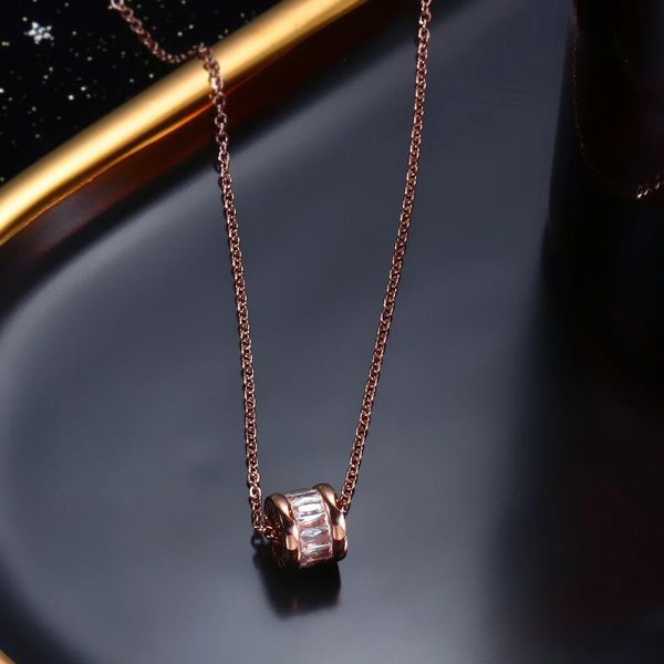 pendant necklaces transfer pearl titanium steel necklace female wild super flash fast color simple crystal product, Silver
pendant necklaces transfer pearl titanium steel necklace female wild super flash fast color simple crystal product, Silver