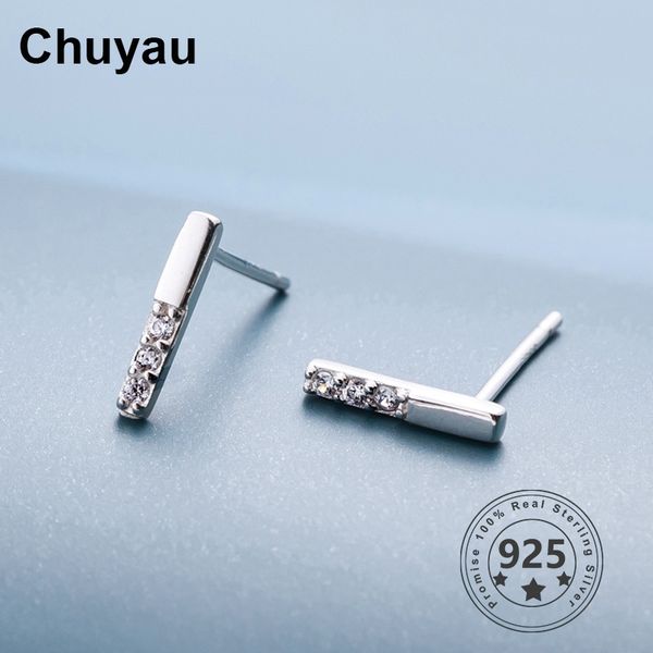 chuyau 925 sterling silver zircon earrings minimalist flat bar stud earrings for women geometric t bar zircon birthstone earring, Golden;silver
chuyau 925 sterling silver zircon earrings minimalist flat bar stud earrings for women geometric t bar zircon birthstone earring, Golden;silver