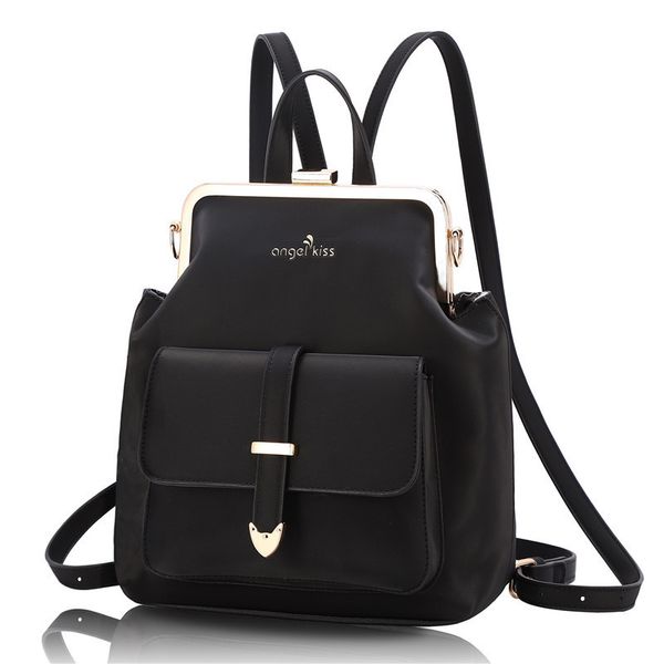 2020 new arrival angel kiss brand women small backpack in waterproof thick nylon with gold color frame
2020 new arrival angel kiss brand women small backpack in waterproof thick nylon with gold color frame