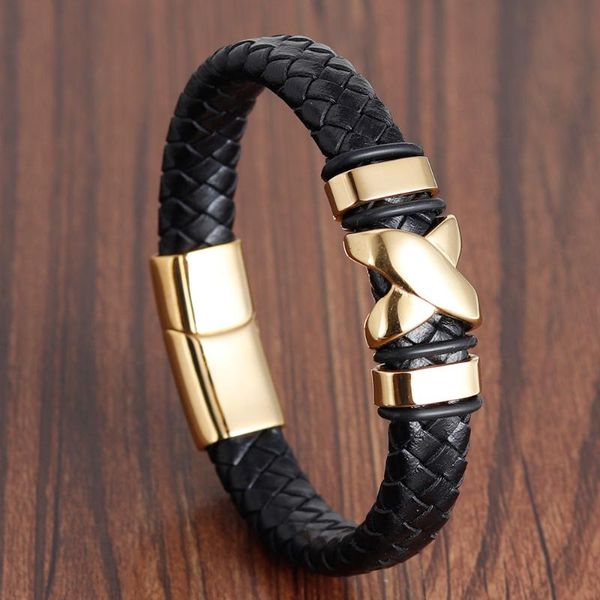 charm bracelets 2021 design genuine leather for men geometric stitching gold color birthday party gift, Golden;silver
charm bracelets 2021 design genuine leather for men geometric stitching gold color birthday party gift, Golden;silver