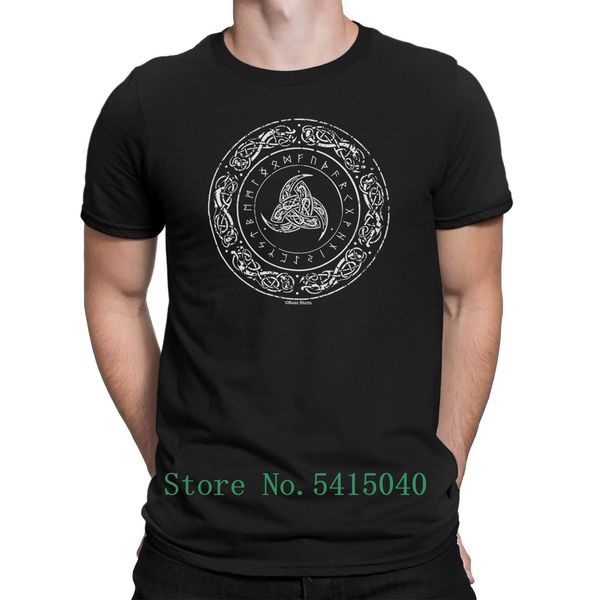 odins horn symbol mens viking t-shirt vikings thor ragnar nordic mythology new fashion t shirt letter graphic